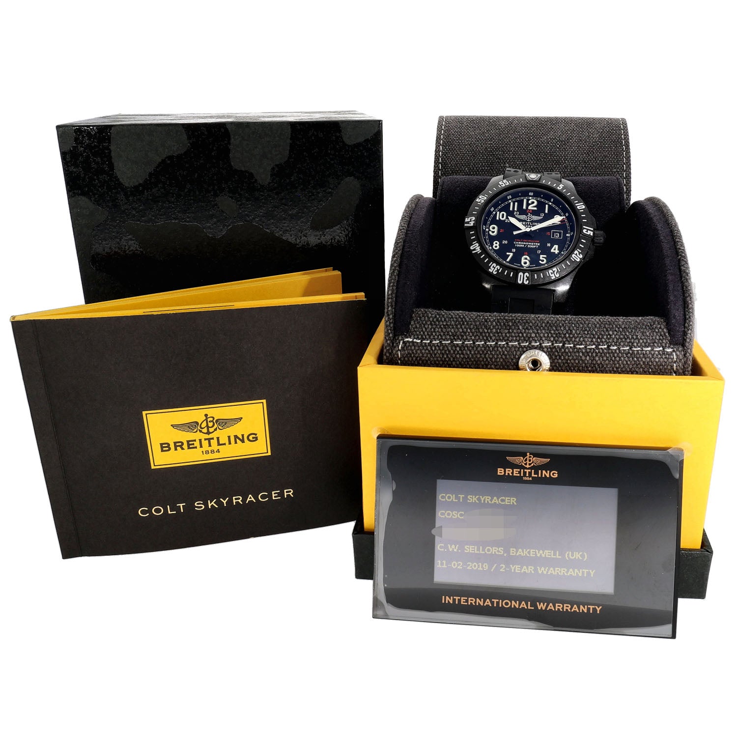 Breitling Colt Skyracer X74320 45mm Breitlight Watch | H&T