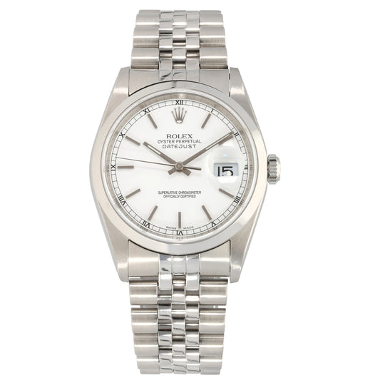 Rolex Datejust 16200 36mm Stainless Steel Watch