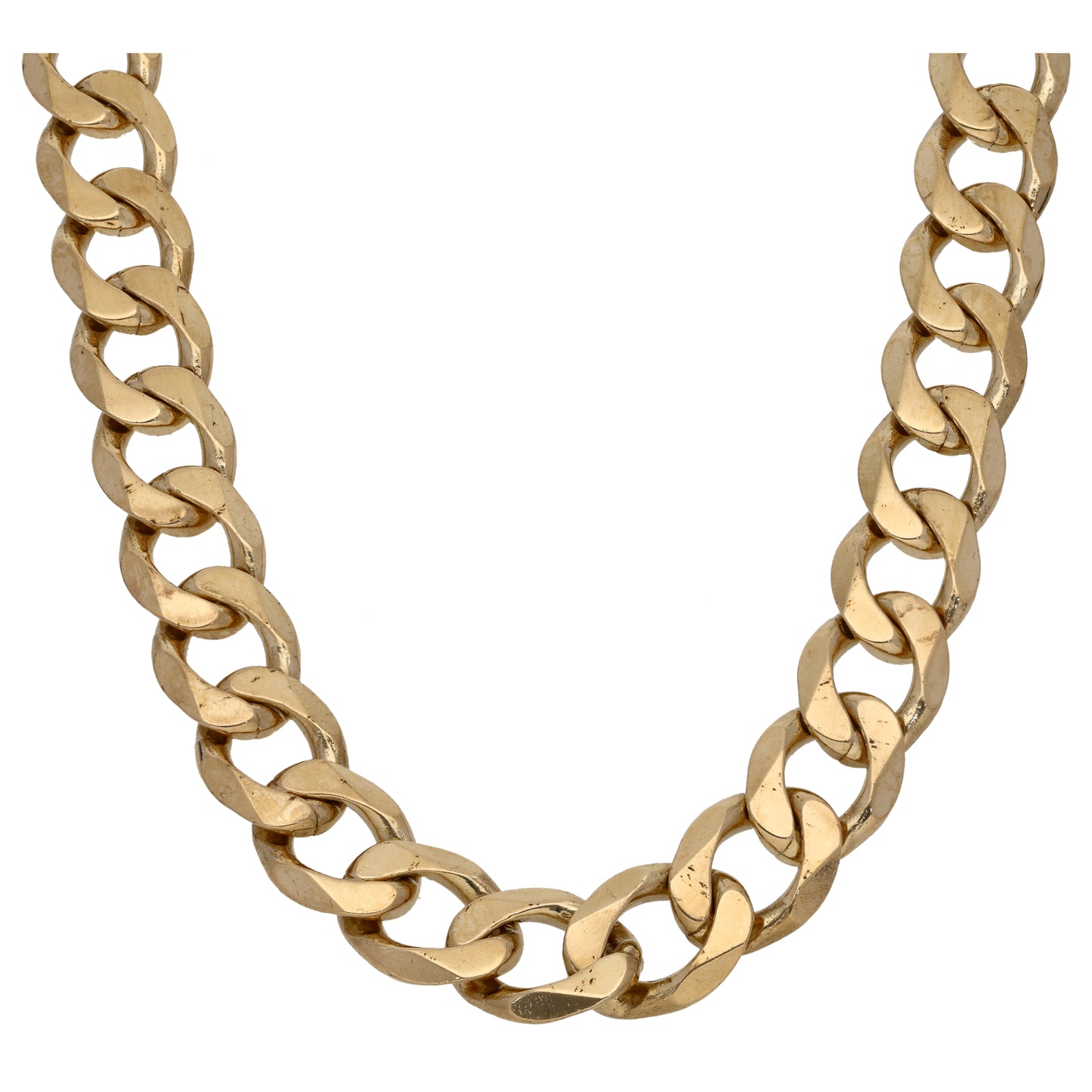 9ct Gold Curb Chain 20"