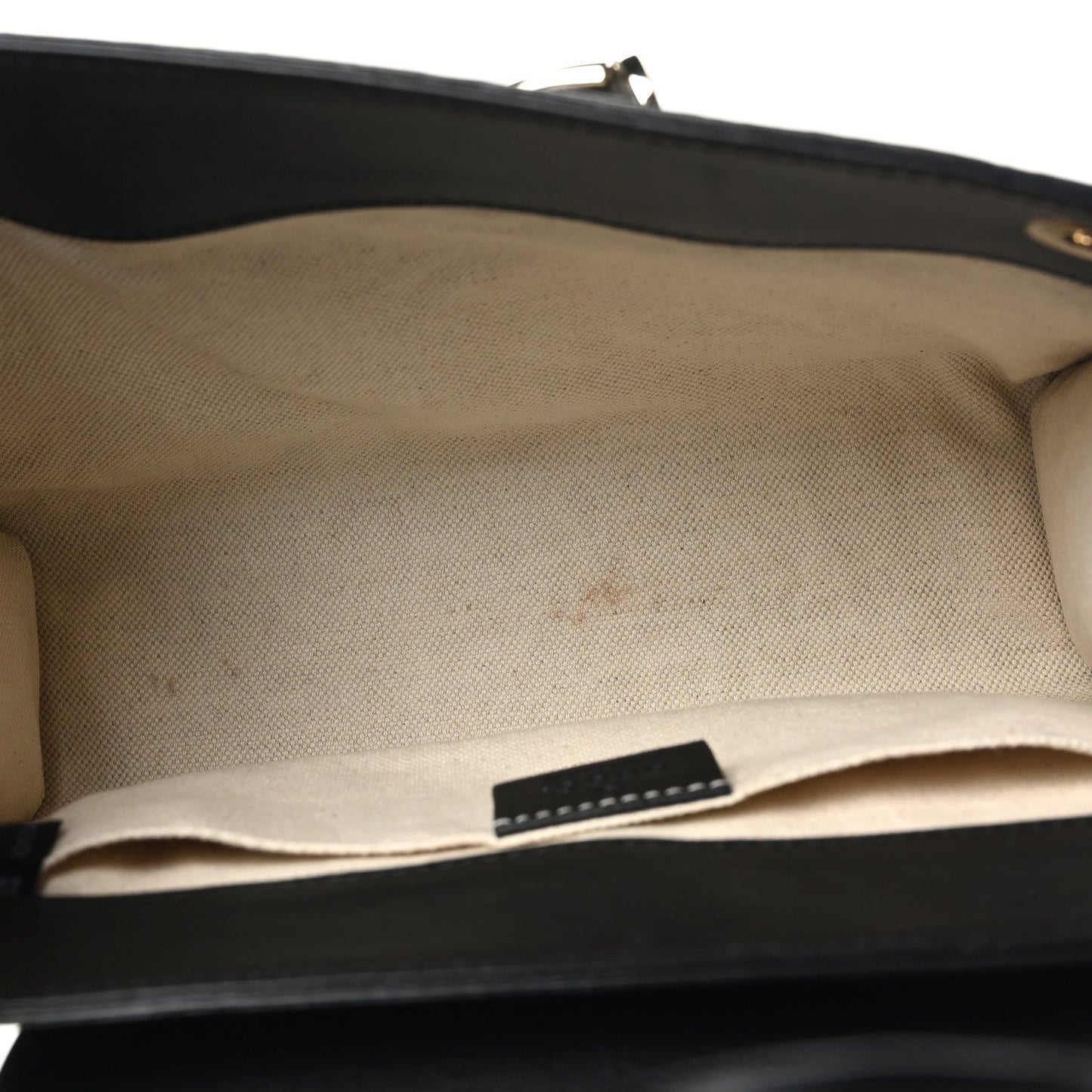 Gucci Guccissima Emily Chain Leather Bag - Black