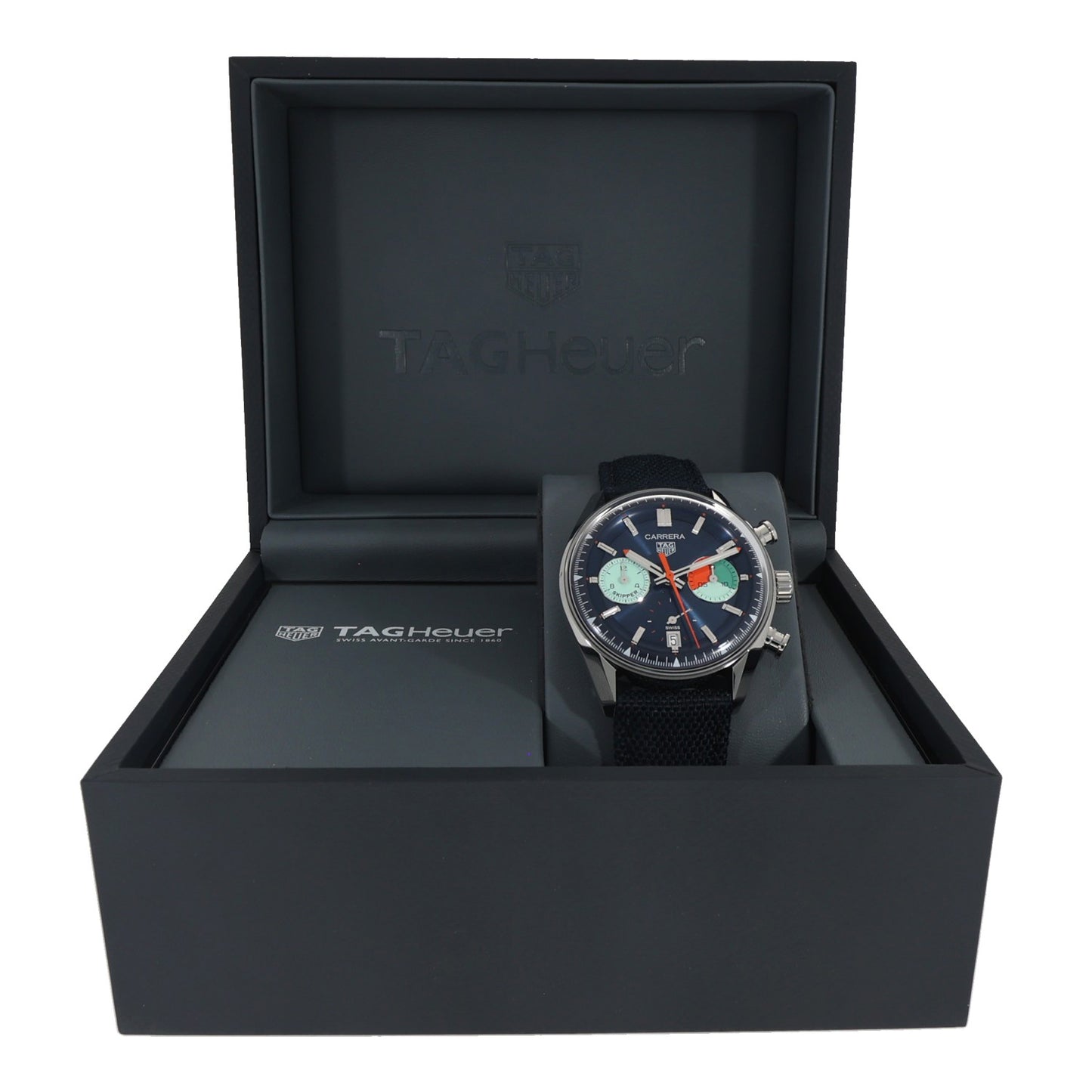 Tag Heuer Carrera  Chronograph Skipper CBS2213 39mm Stainless Steel Watch