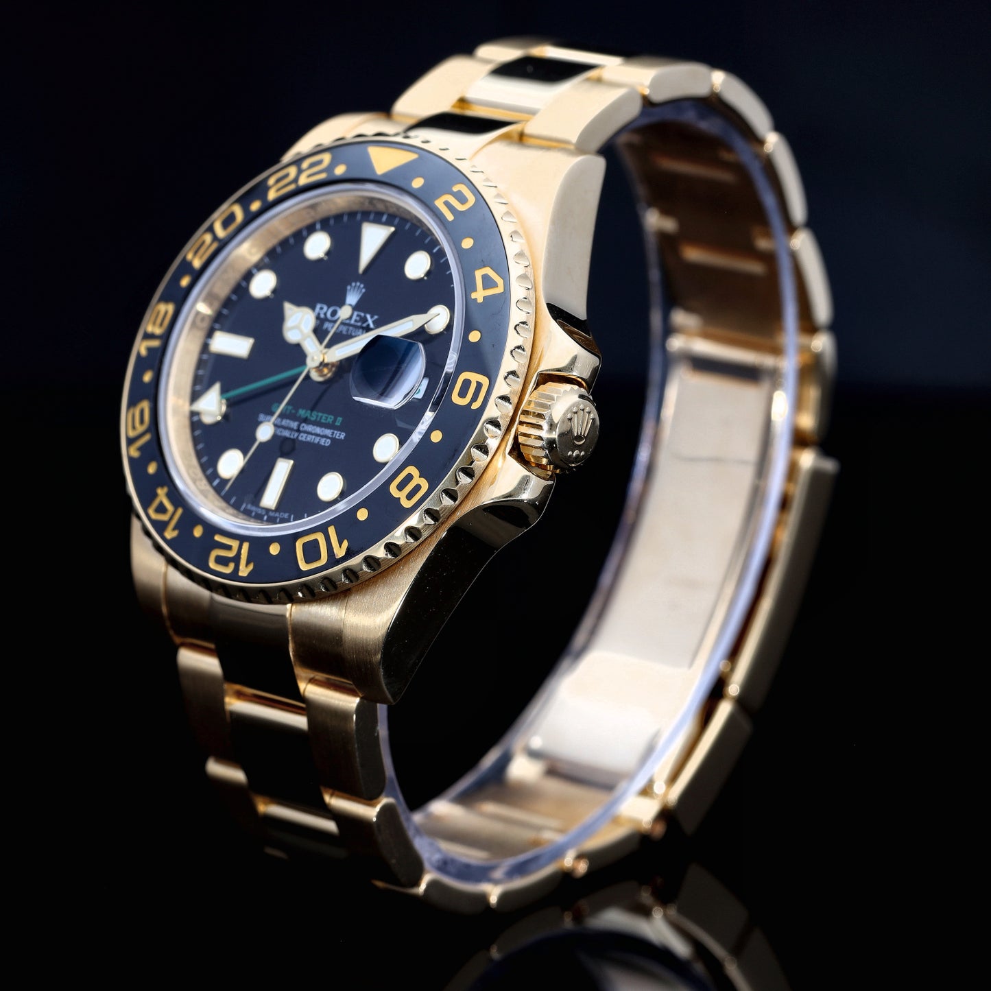 Rolex GMT Master II 116718 LN 40mm Gold Watch