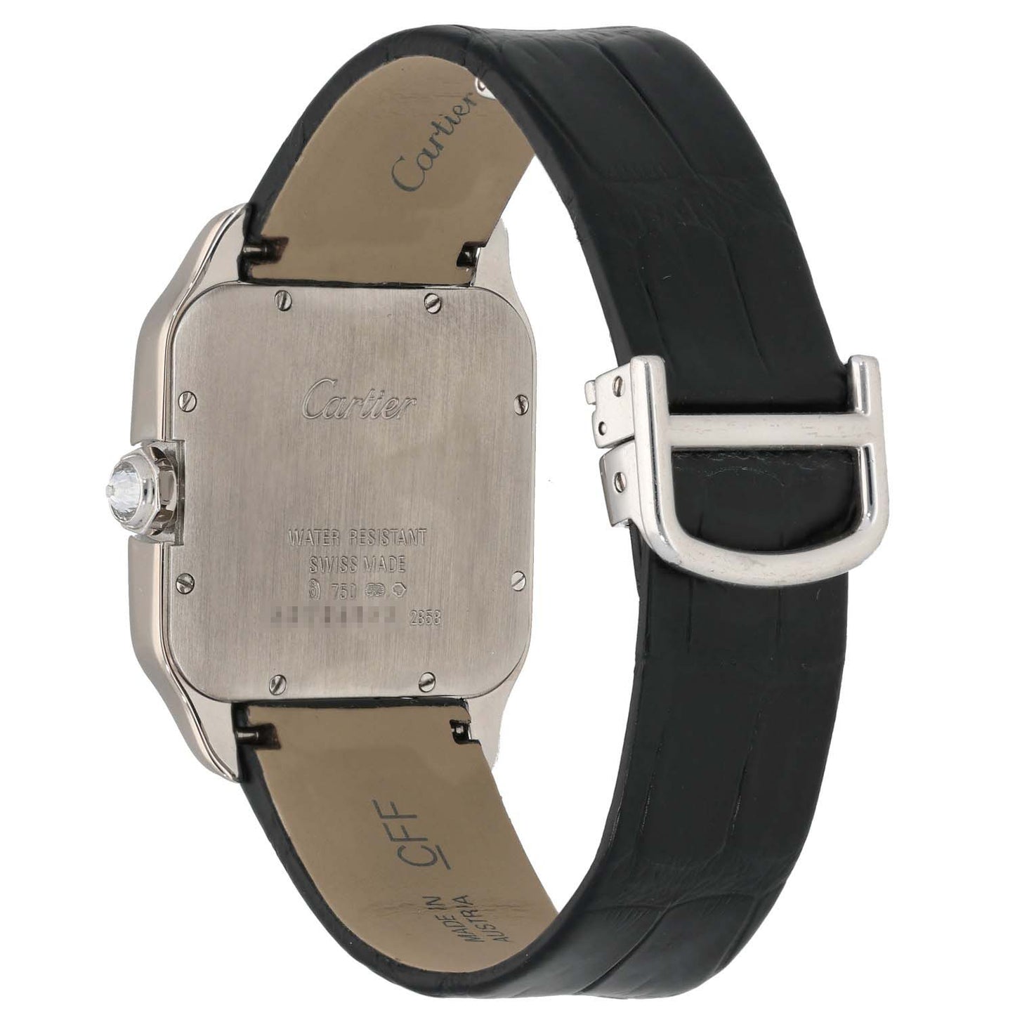 Cartier Santos Dumont WH100251 30mm White Gold Watch