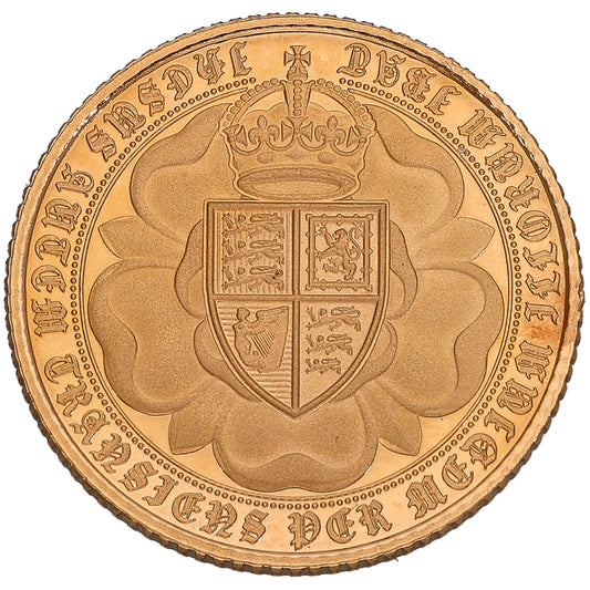 22ct Gold King Charles III Half Sovereign Coin 2024
