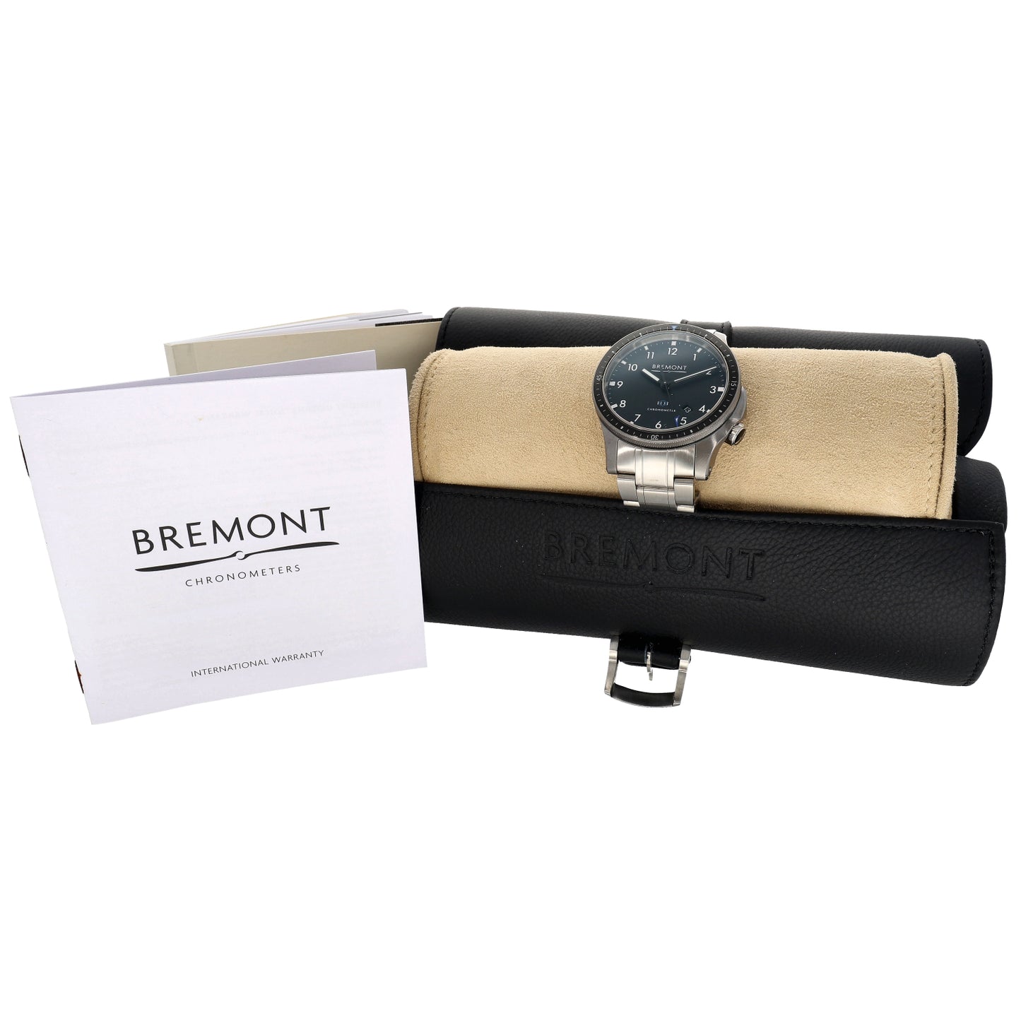 Bremont Boeing BB1-SS/BK 43mm Stainless Steel Watch