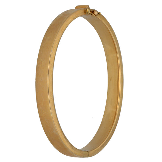 9ct Gold Hinged/Clasp Bangle
