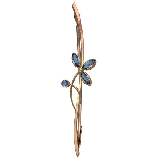 9ct Gold Imitation Dress Brooch