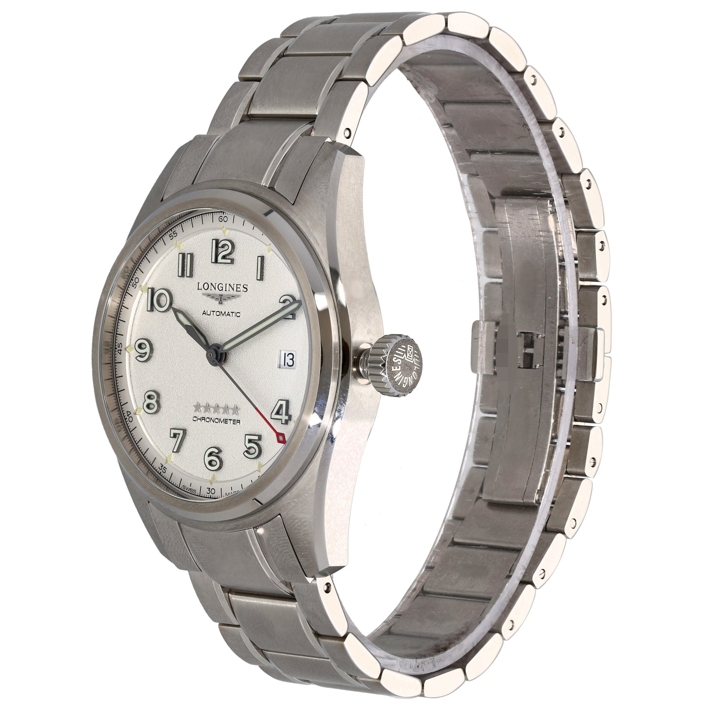 Longines Spirit L3.810.4 40mm Stainless Steel Watch