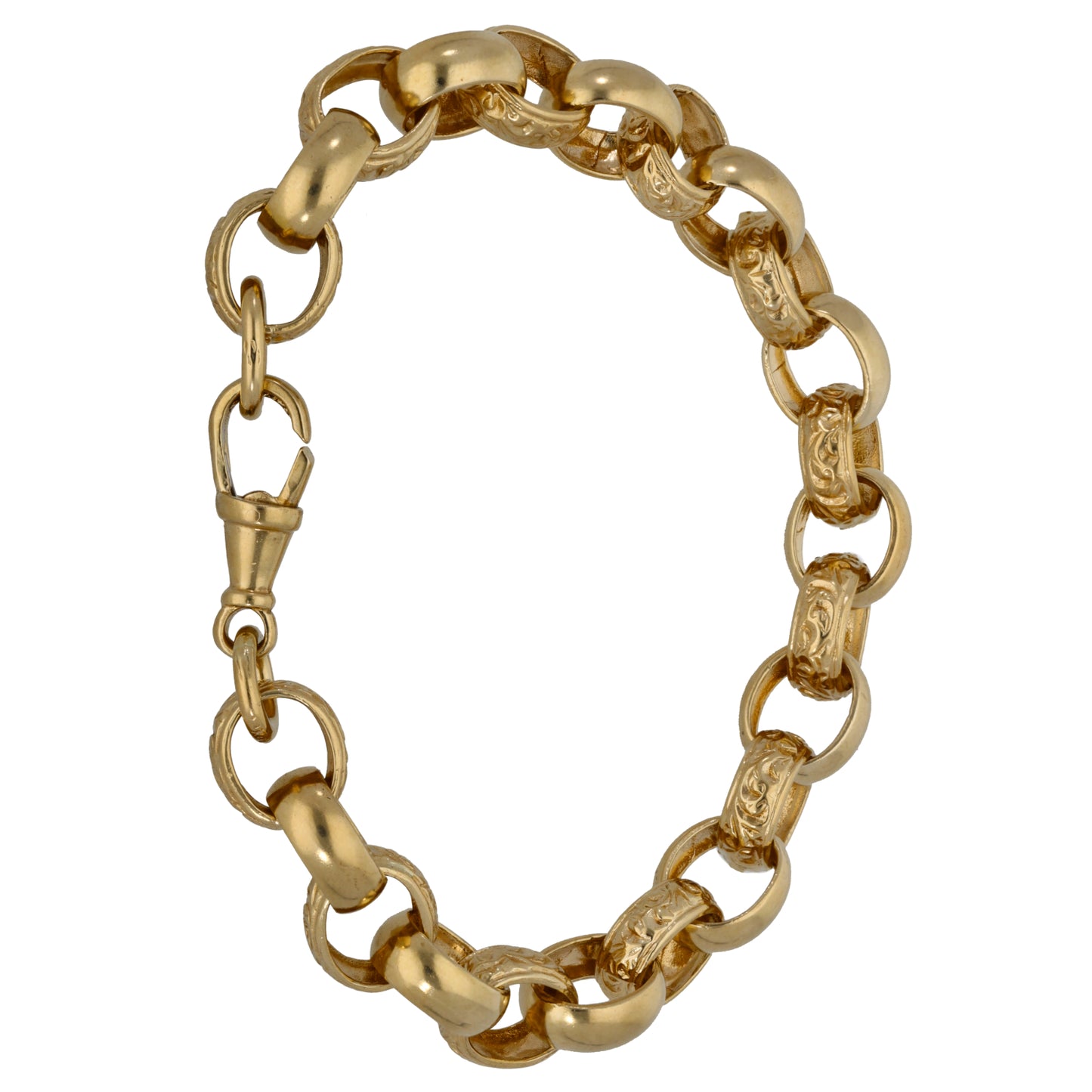 9ct Gold Belcher Bracelet