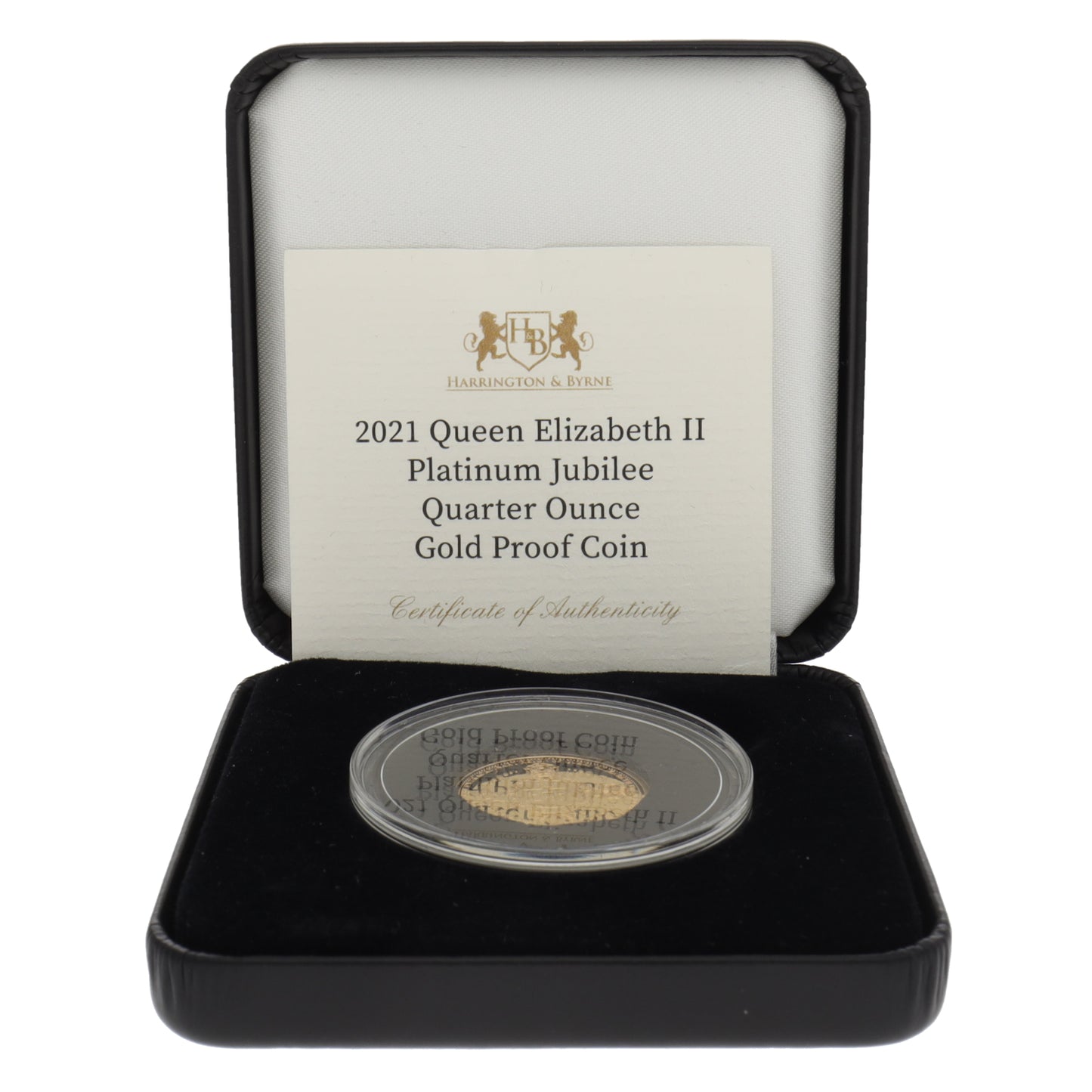 22ct Gold Queen Elizabeth II Platinum Jubilee 1/4 OZ Coin 2021