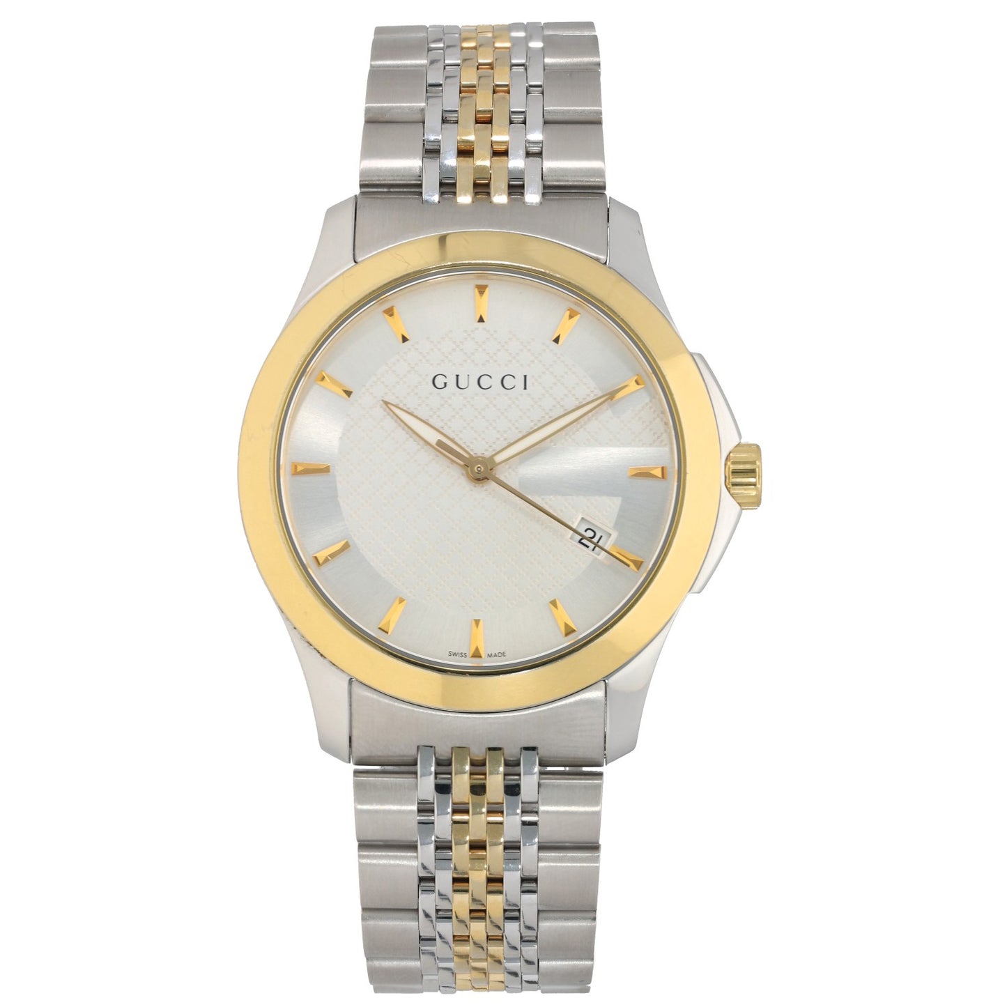 Gucci G-Timeless 126.4 38mm Stainless Steel Watch