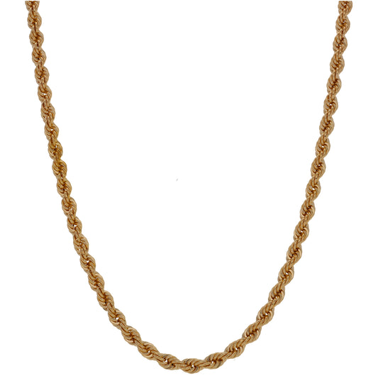 New 9ct Gold Rope Chain 24"