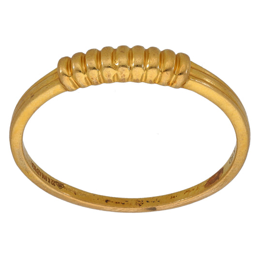 22ct Gold Alternative Ring Size U
