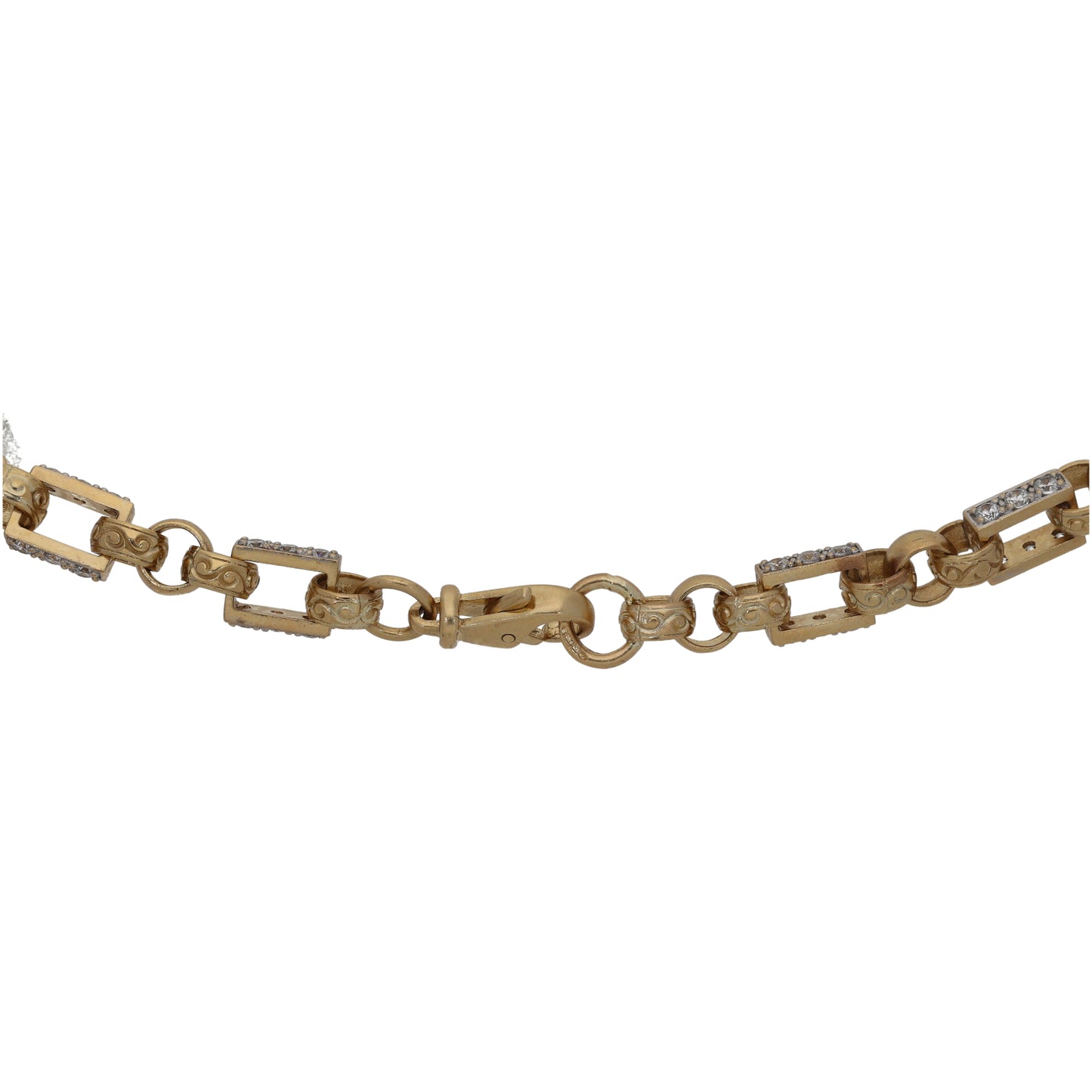 9ct Gold Cubic Zirconia Other Chain 22"