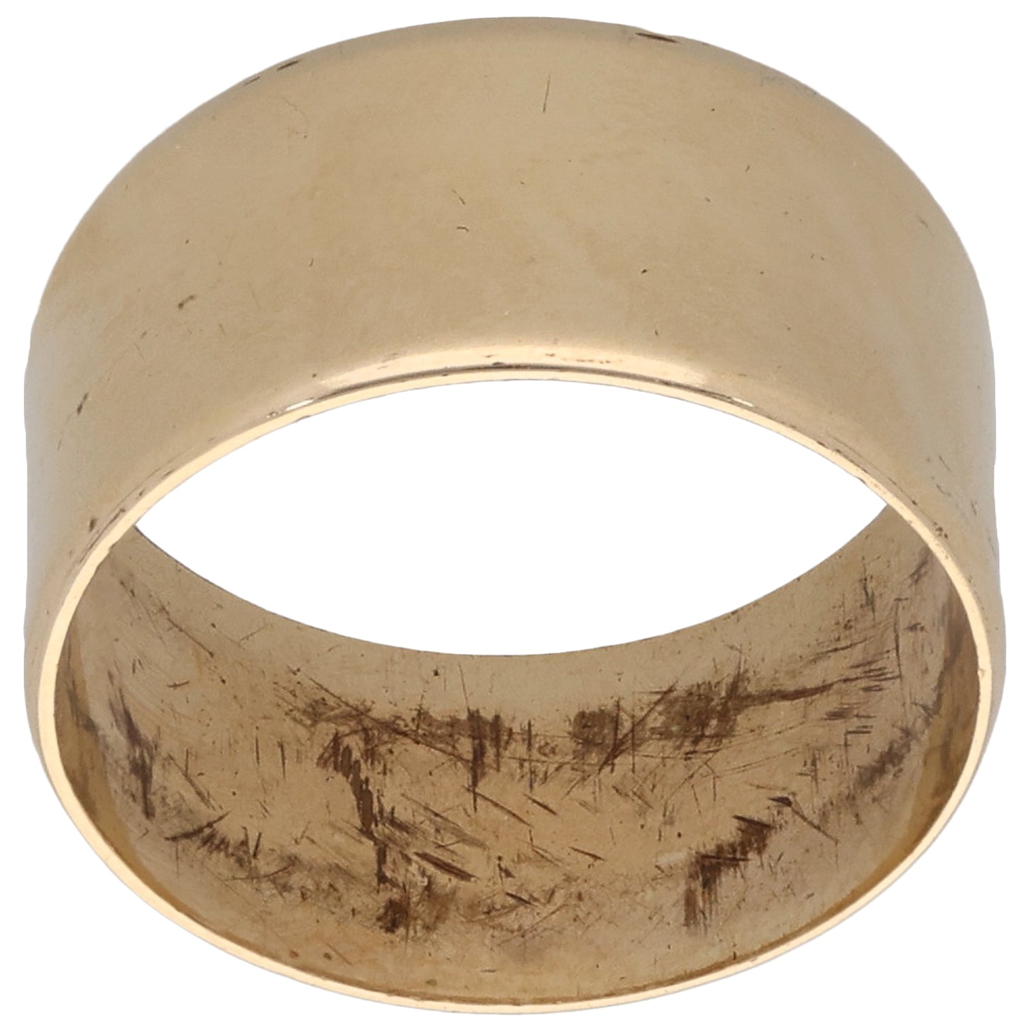 9ct Gold Plain Wedding Ring Size P