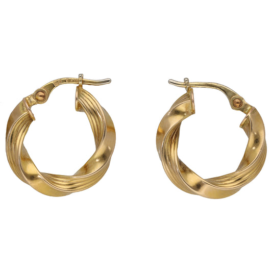 9ct Gold Hoop Earrings