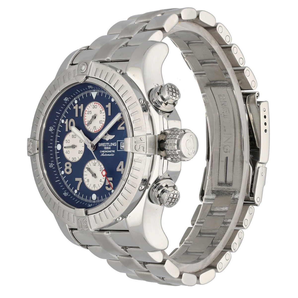 Breitling Super Avenger A13370 48mm Stainless Steel Watch