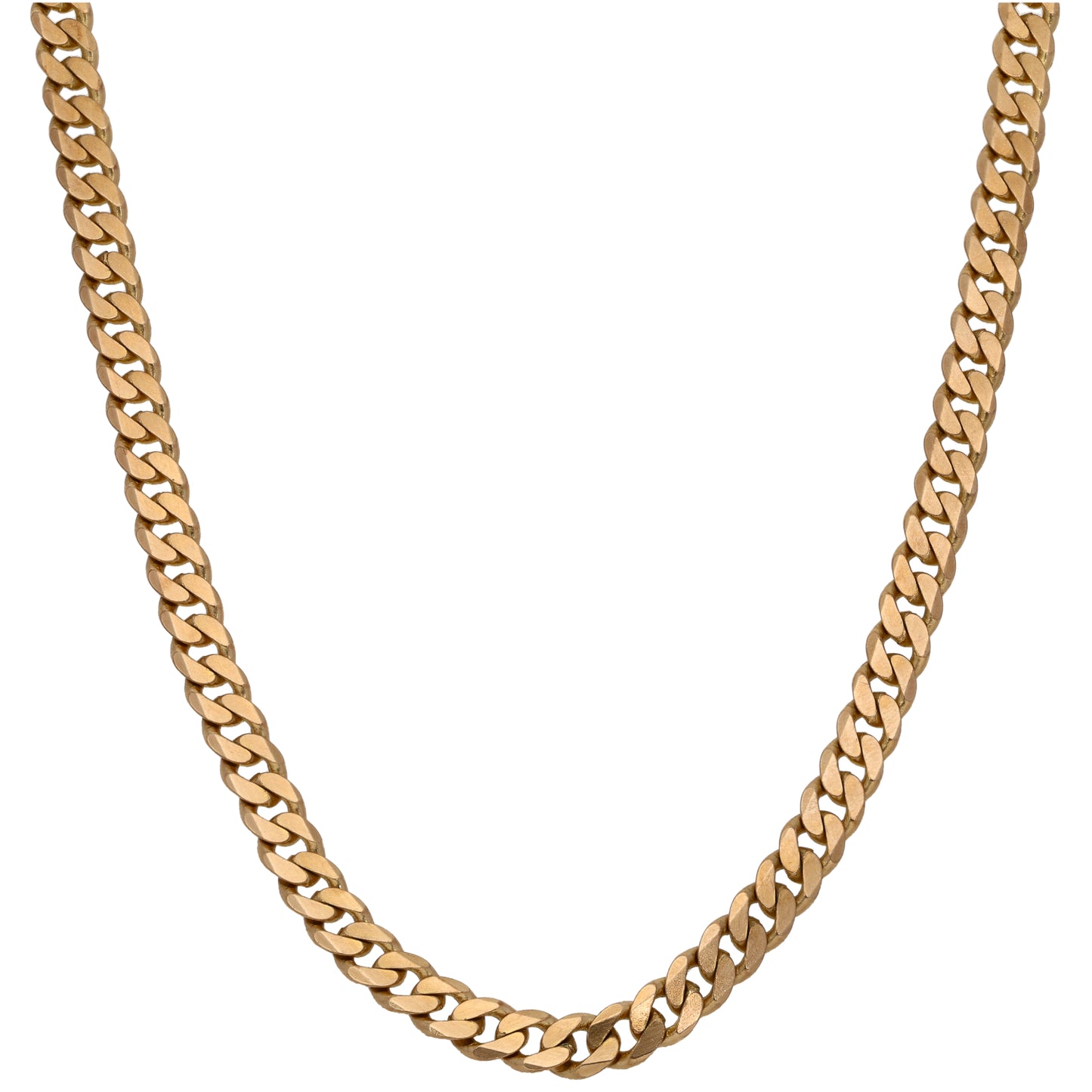 9ct Gold Curb Chain 24"