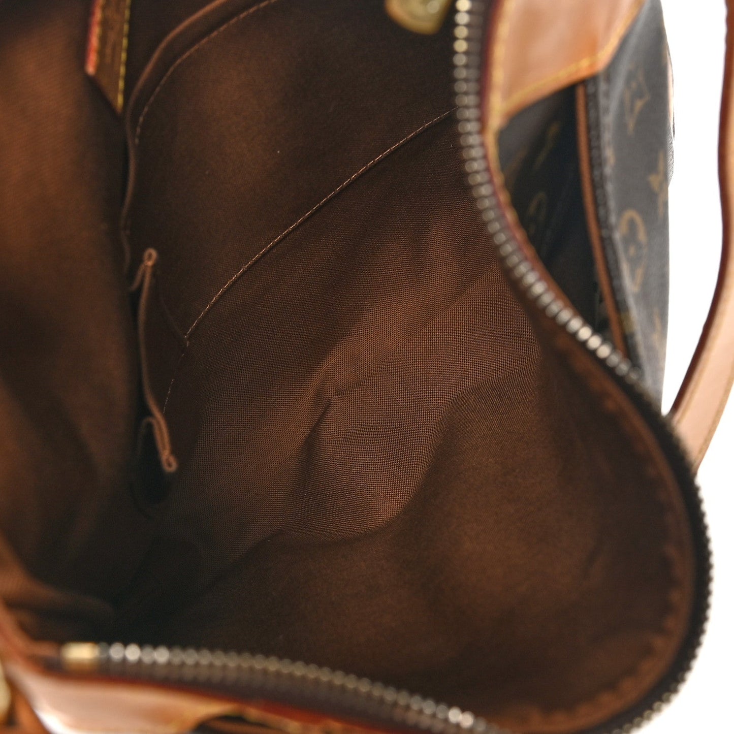 Louis Vuitton Odeon MM Monogram Coated Canvas Bag - Brown