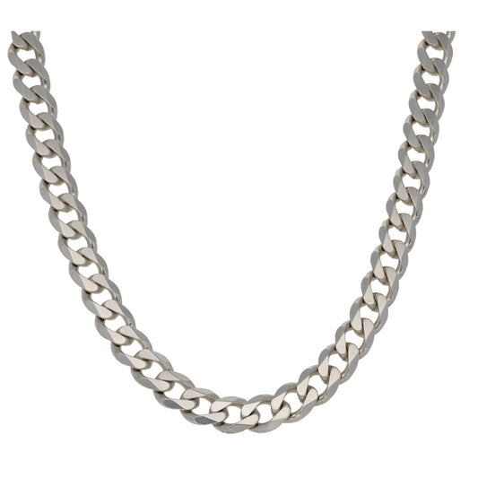 Sterling Silver Curb Chain 17"