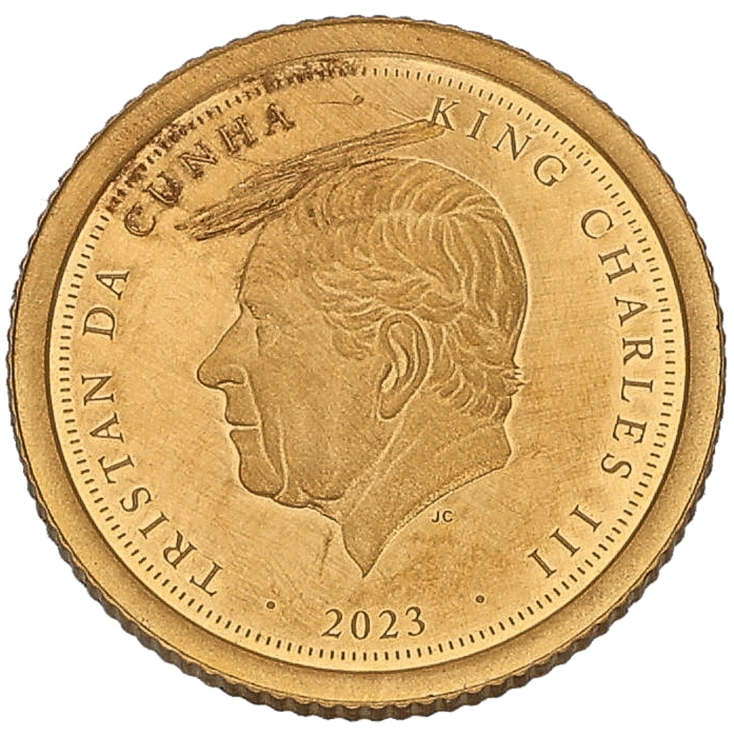 22ct Gold King Charles III Nelson Eighth Sovereign Coin 2023
