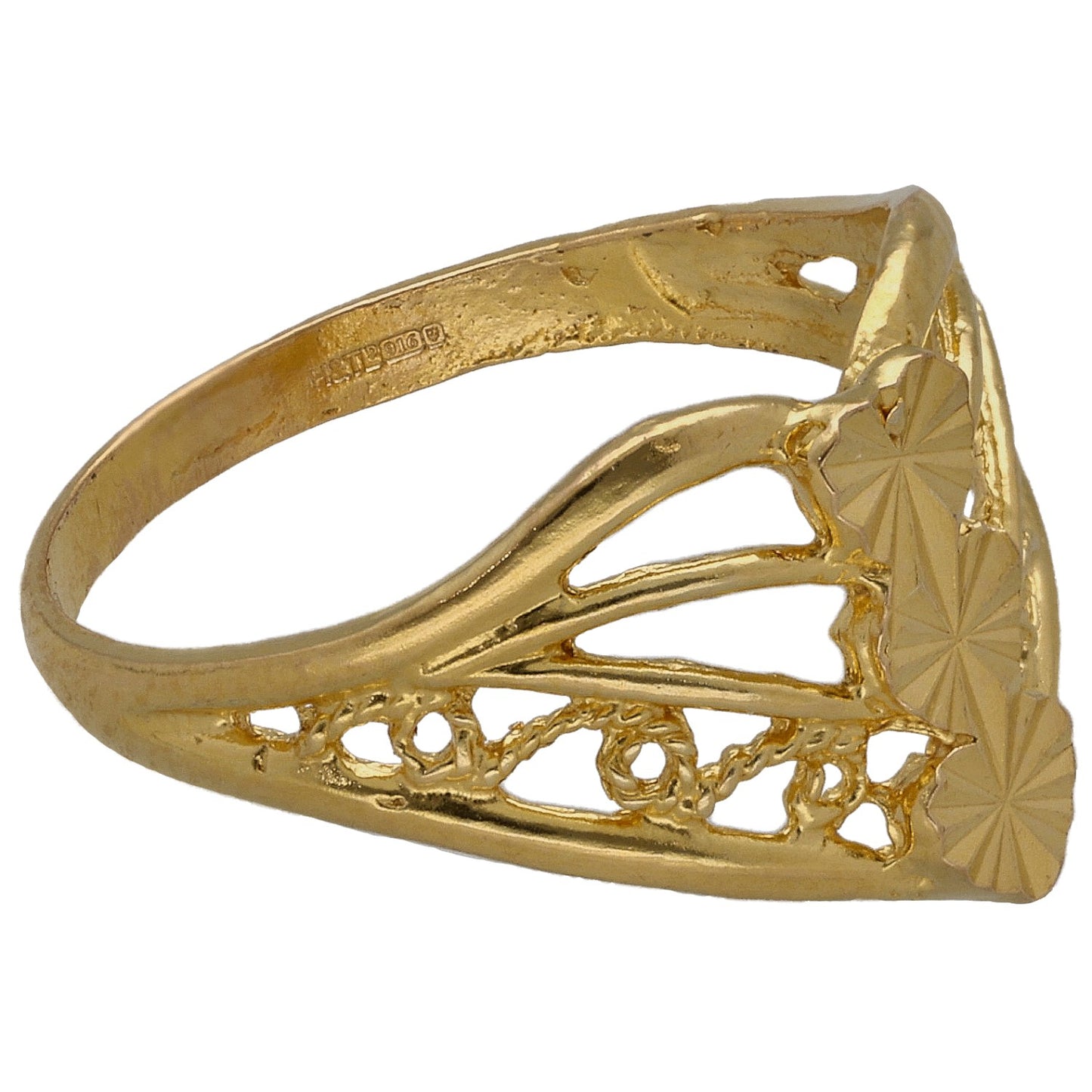 22ct Gold Alternative Ring Size N