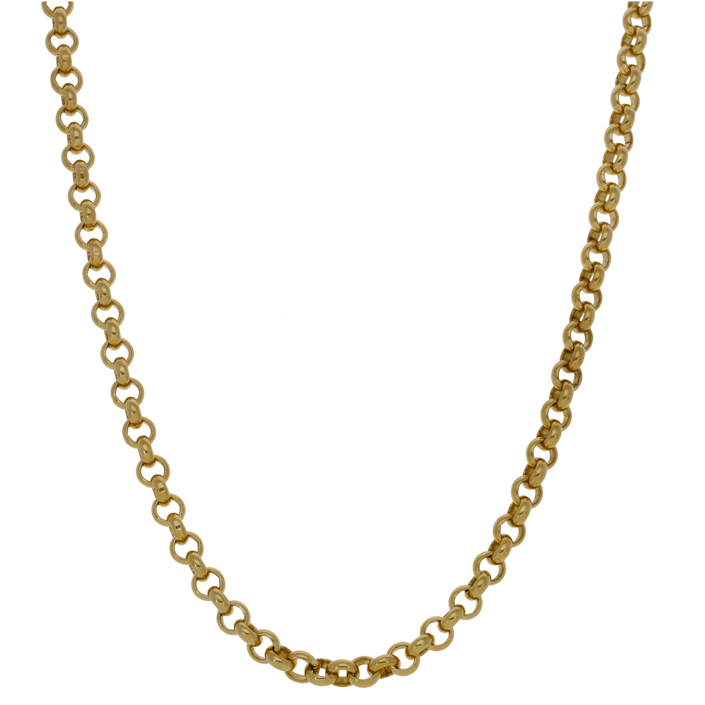 9ct Gold Belcher Chain 18"