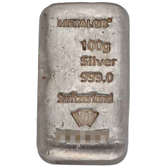 Fine Silver 100g Bar