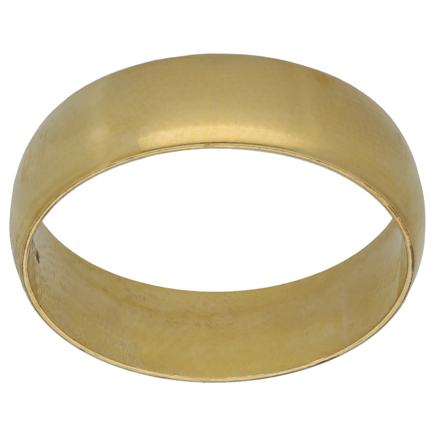 9ct Gold Plain Wedding Ring Size T