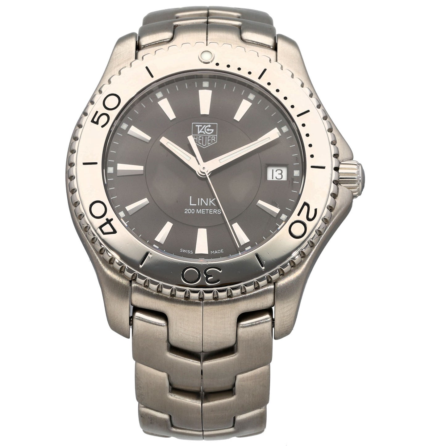 Tag Heuer Link WJ1110-0 39mm Stainless Steel Watch
