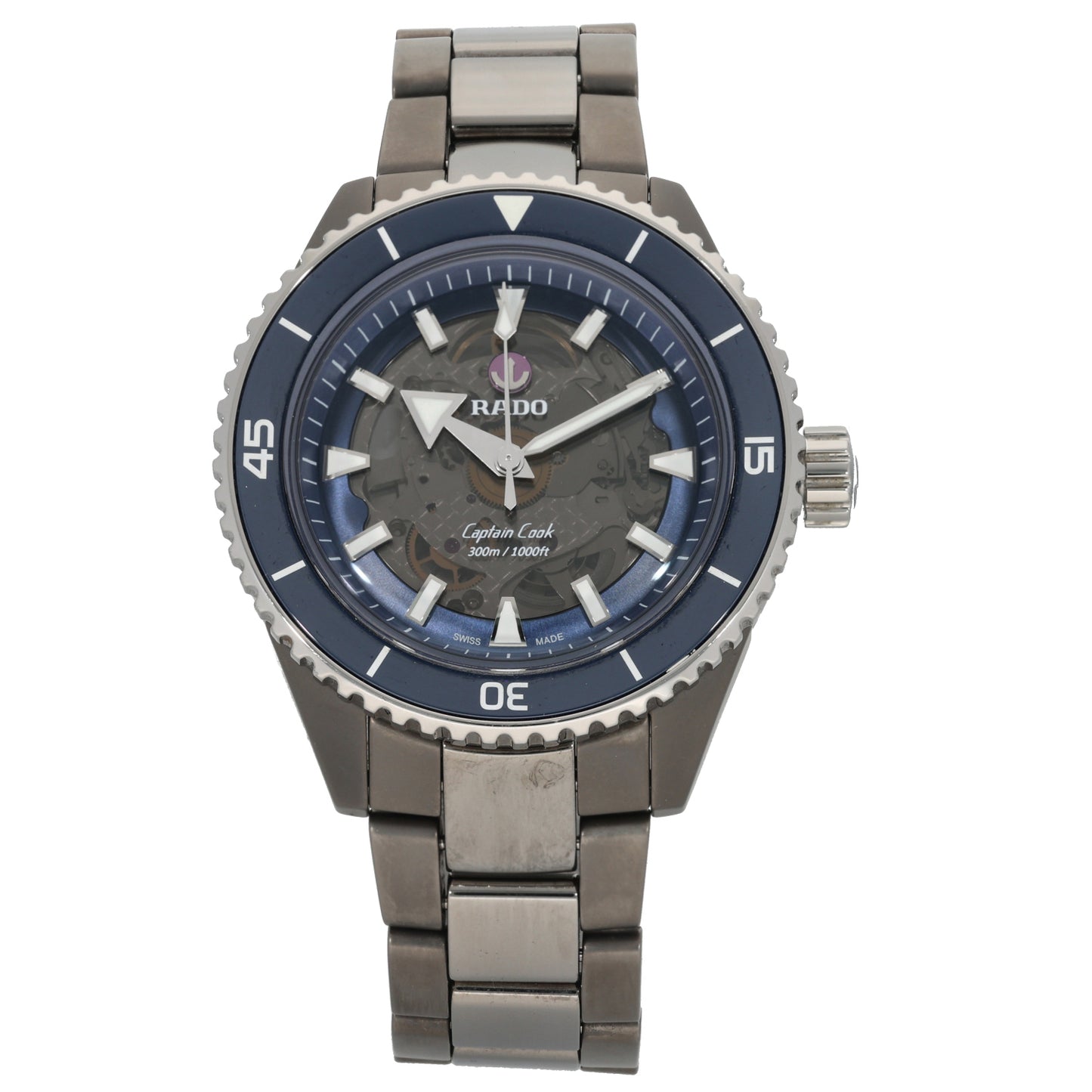 Rado Captain Cook 734.6128.3 43mm Ceramic Watch