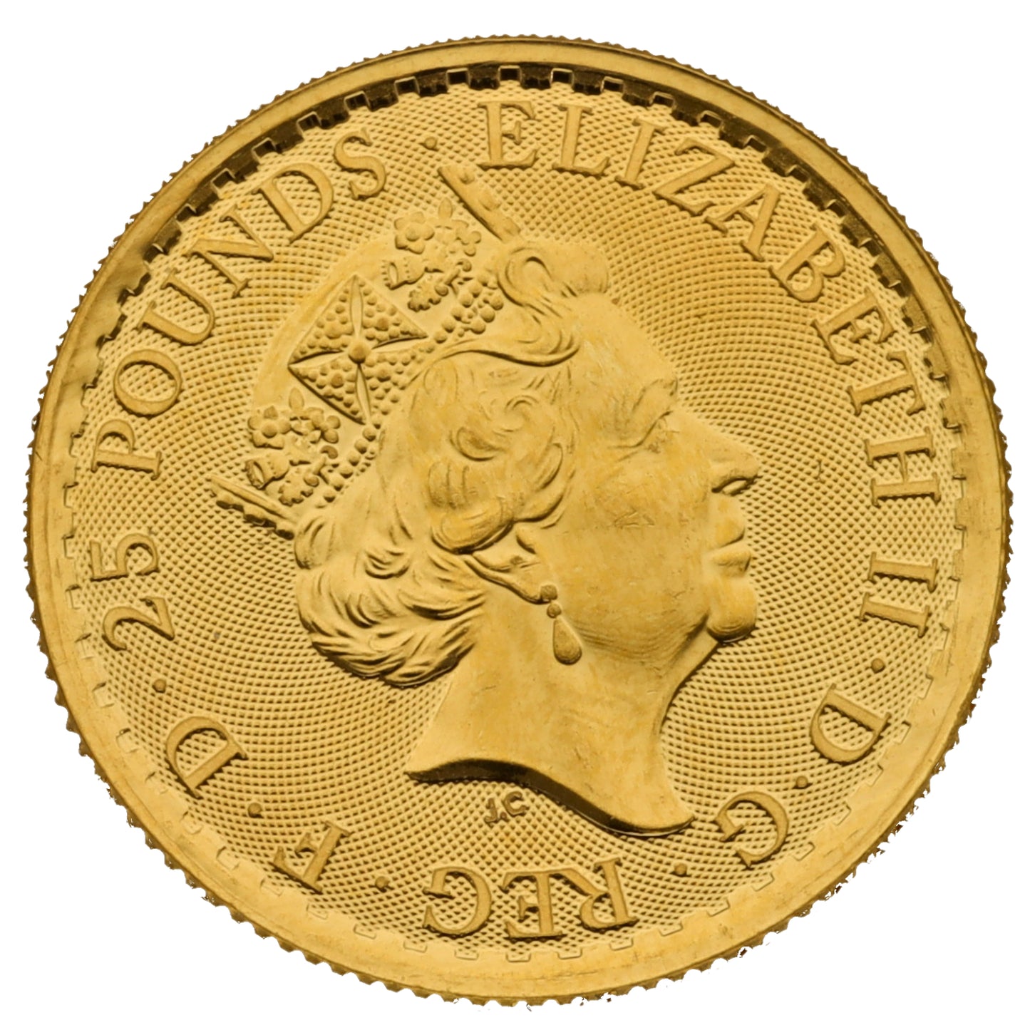24ct Gold Queen Elizabeth II 1/4 OZ Britannia Coin 2018