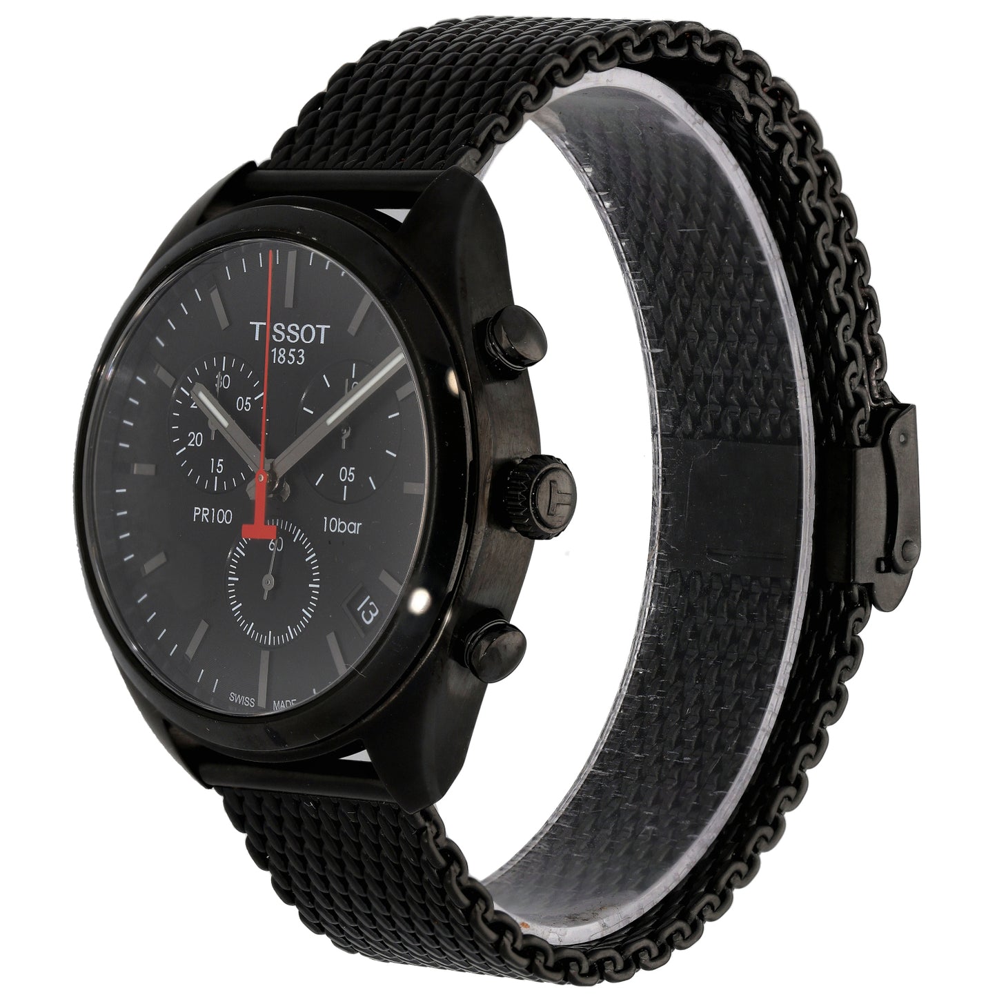 Tissot PR100 T101417 A 41mm Black Stainless Steel Watch