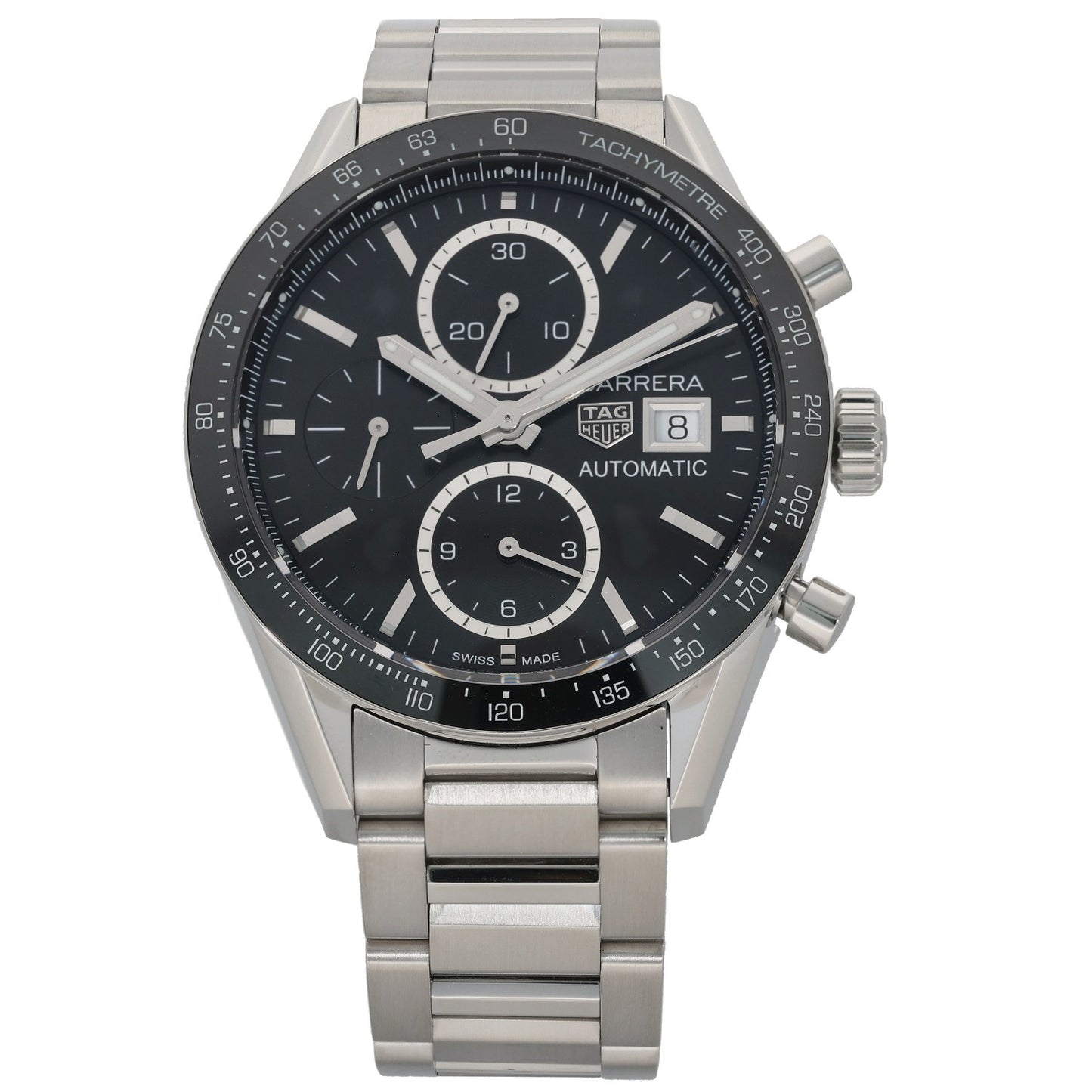Tag Heuer Carrera CV201AJ-10 41mm Stainless Steel Watch