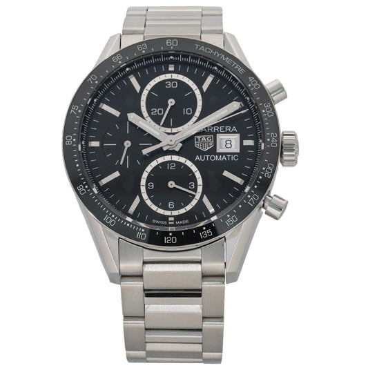 Tag Heuer Carrera CV201AJ-10 41mm Stainless Steel Watch
