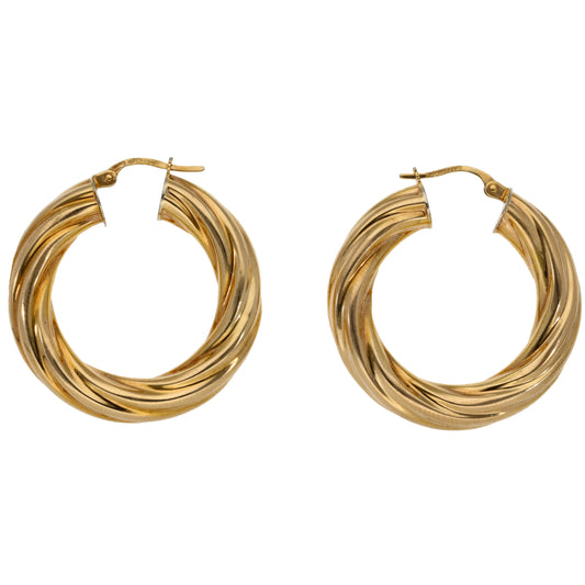 9ct Gold Hoop Earrings