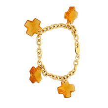 Load image into Gallery viewer, 9ct Gold Imitation Charm Bracelet
