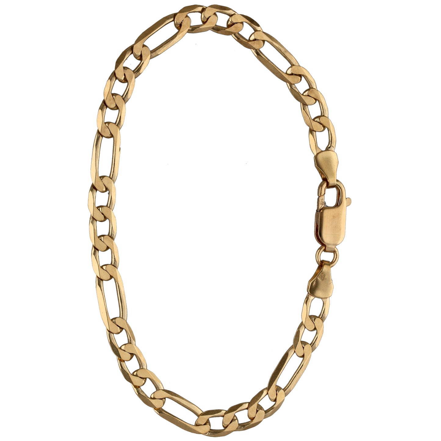 9ct Gold Figaro Bracelet