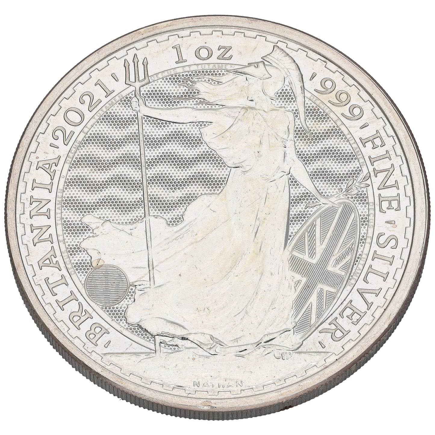 Fine Silver Queen Elizabeth II 1 OZ Britannia Coin 2021