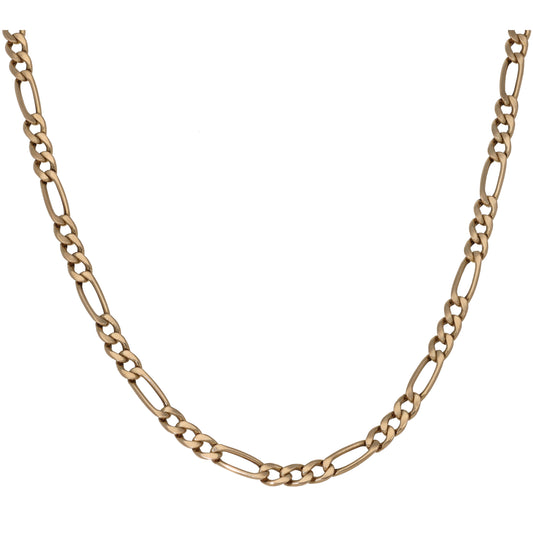 9ct Gold Figaro Chain 16"