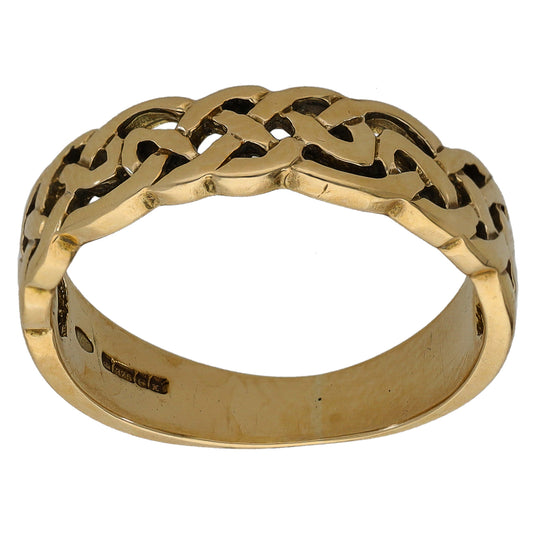 9ct Gold Alternative Ring Size N