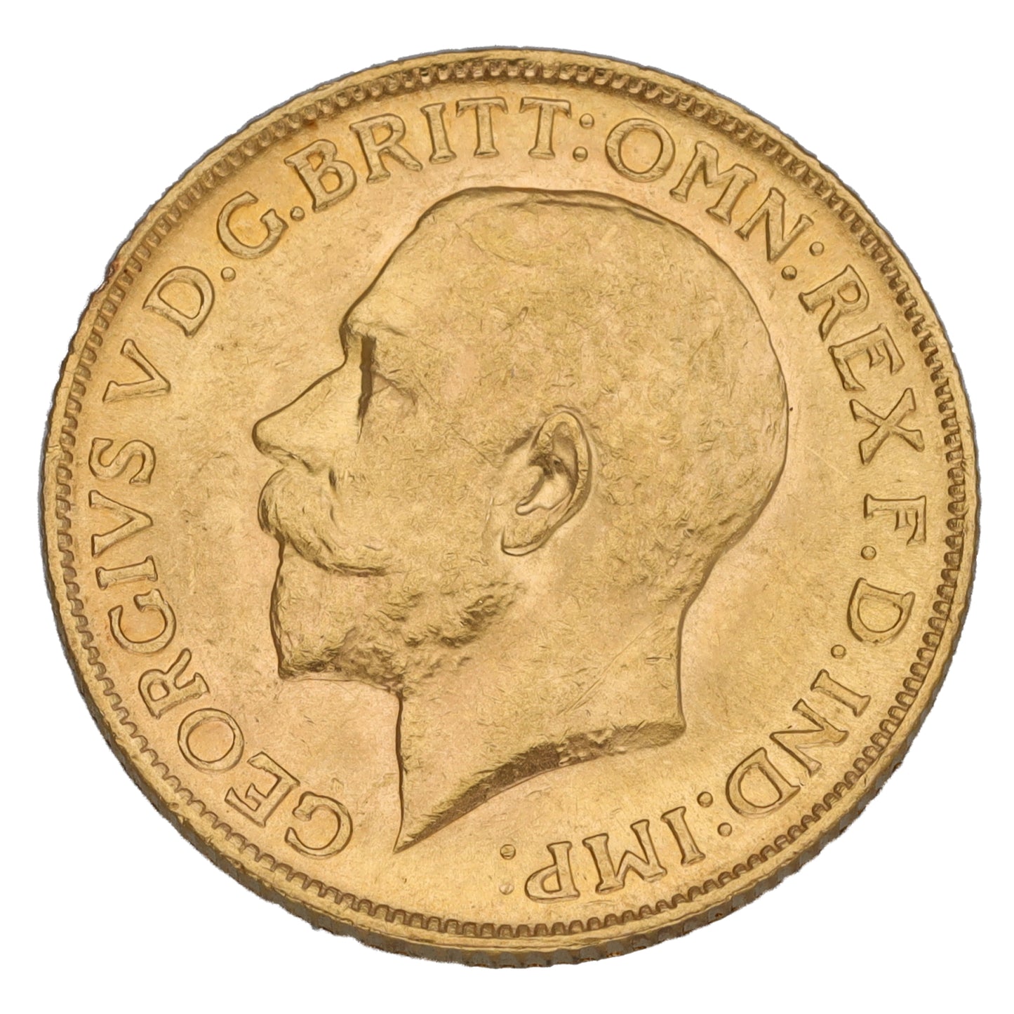 22ct Gold King George V Full Sovereign Coin 1911