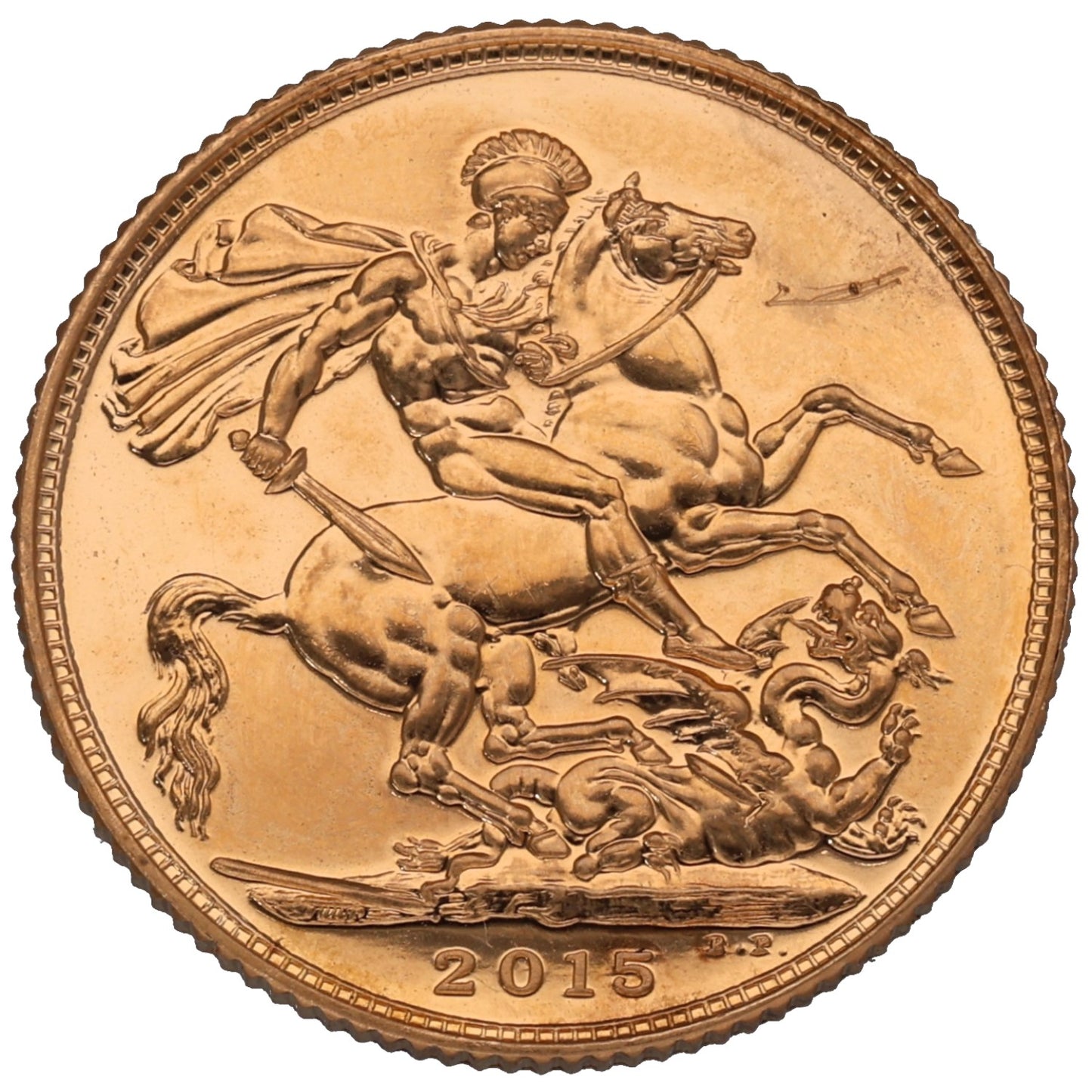22ct Gold Queen Elizabeth II Full Sovereign Coin 2015