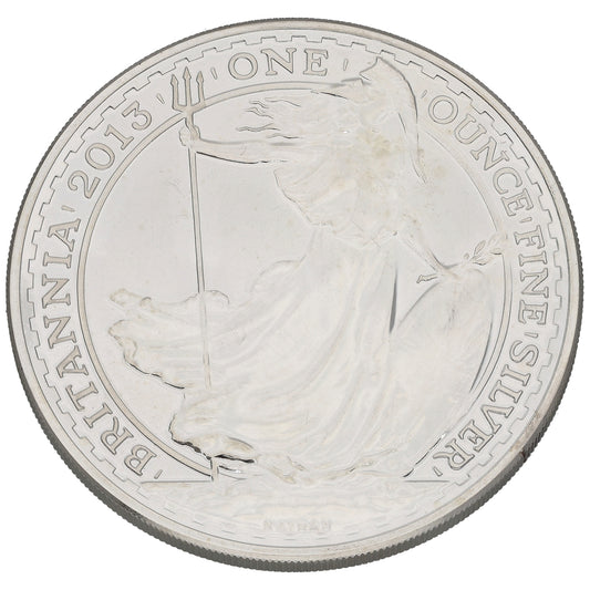 Fine Silver Queen Elizabeth II 1 OZ Britannia Coin 2013