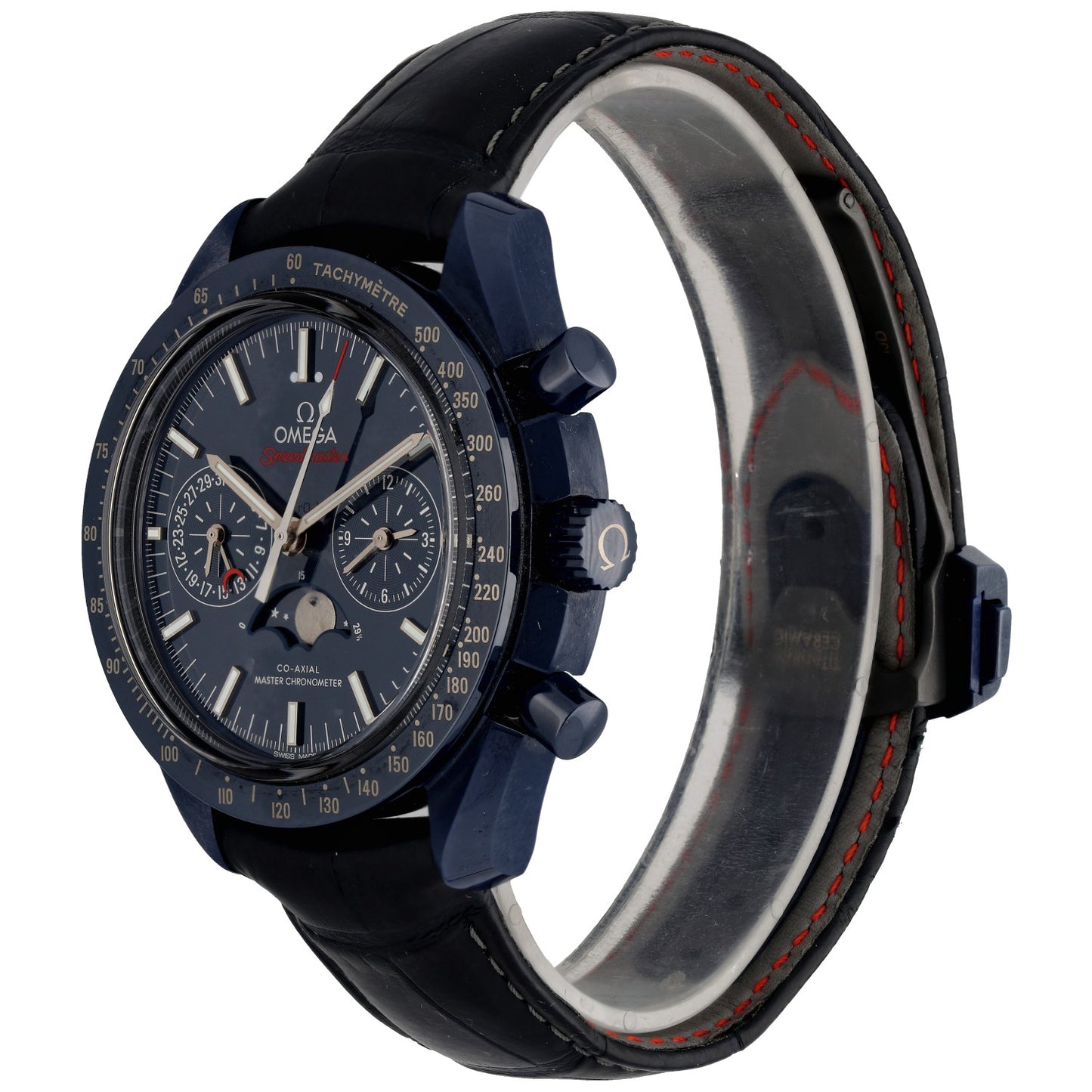 Omega Speedmaster Blue Side Of The Moon 304.93.44.52.03.001 44.25mm Ceramic Watch