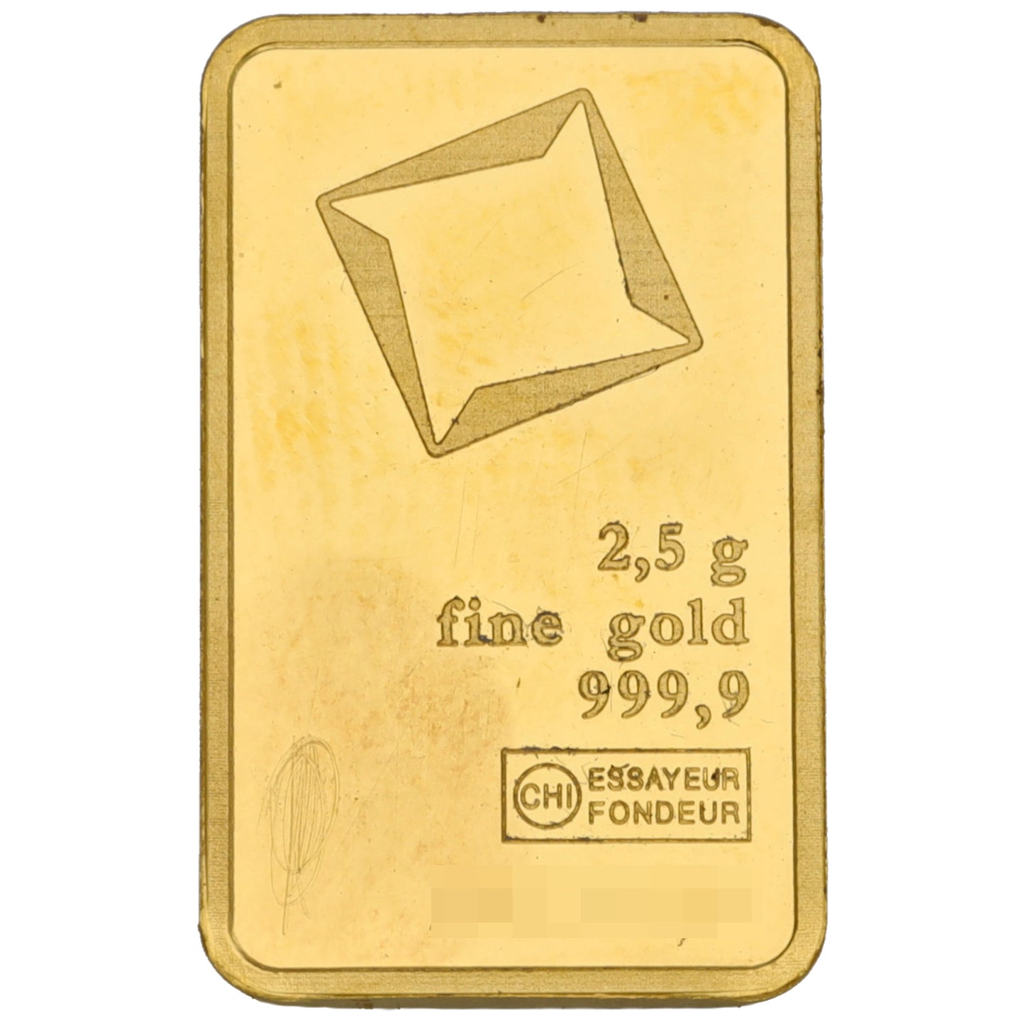 24ct 2.5g Gold Bar