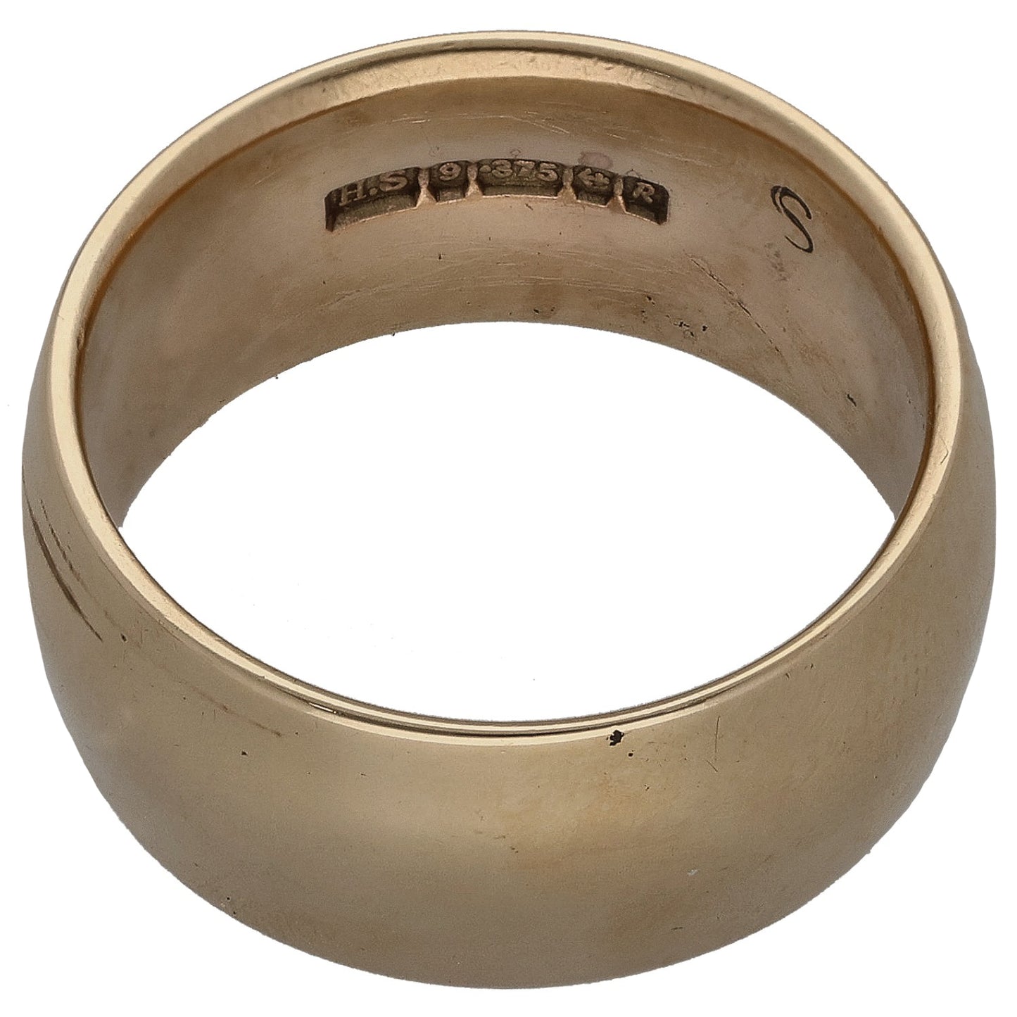 9ct Gold Plain Wedding Ring Size N
