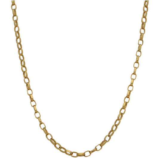 9ct Gold Belcher Chain 22"