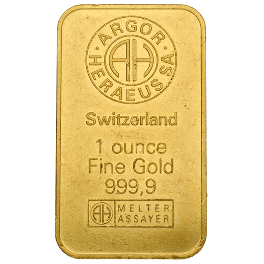 24ct 1 OZ Gold Bar