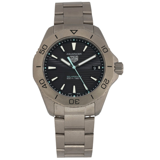 Tag Heuer Aquaracer WBP1180 40mm Titanium Watch